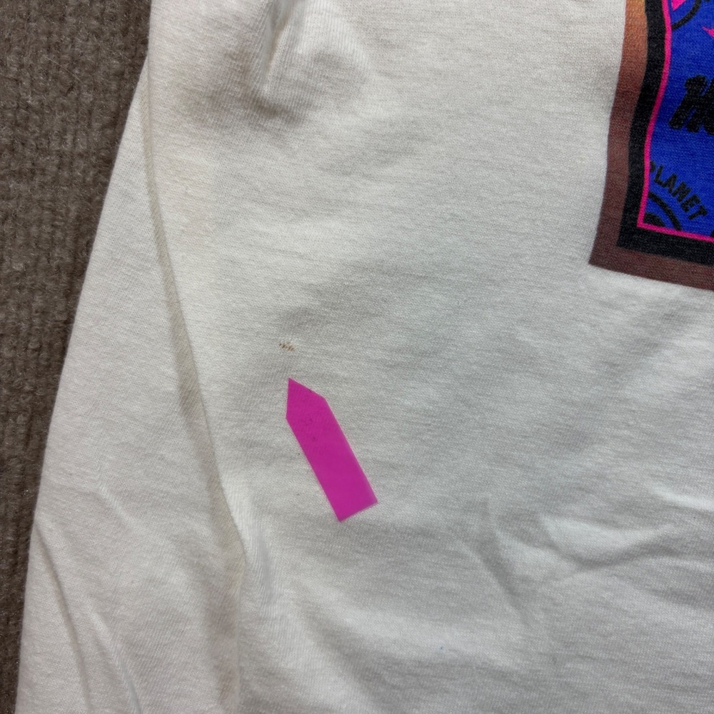 VTG 90s Single Stitch White Hard Rock Cafe San Fran Men's Size Large - Picture 3 of 9
